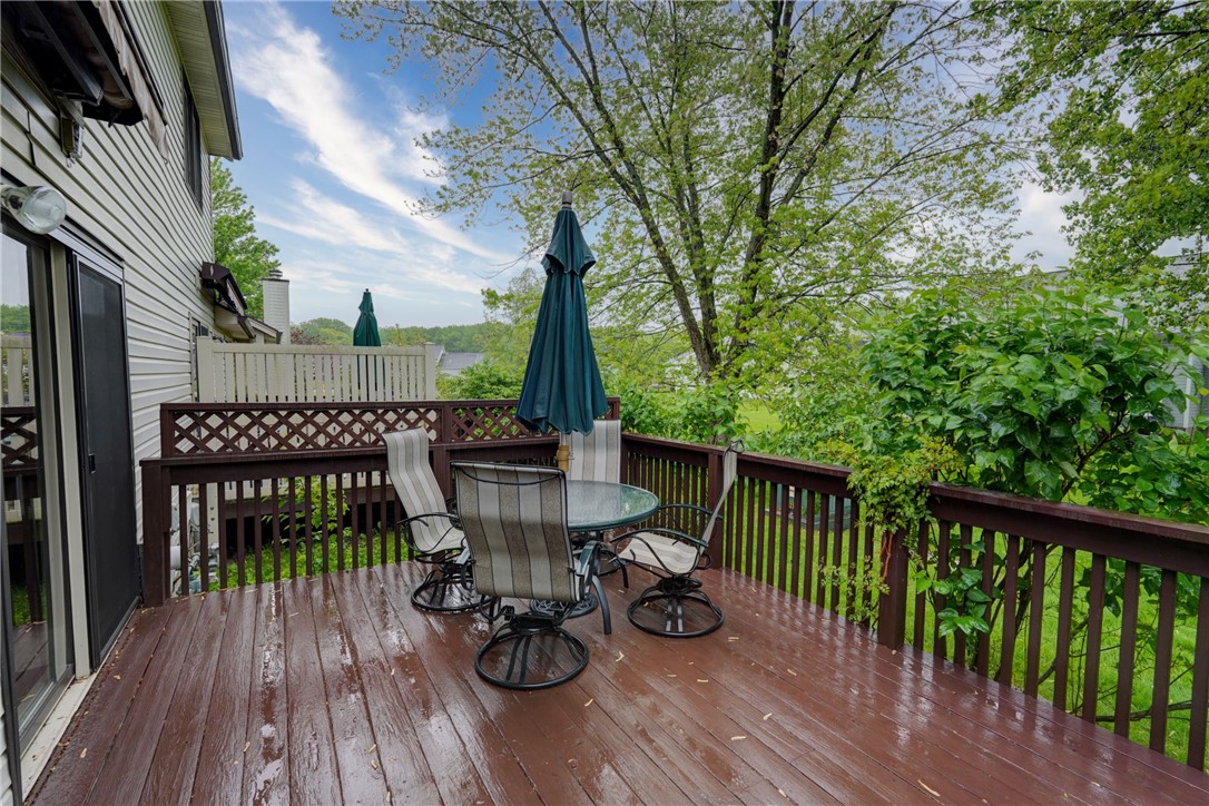 6 Daisy Lane Chili, NY 14514 - Photo 32 of 34 Recently scraped & coated deck!