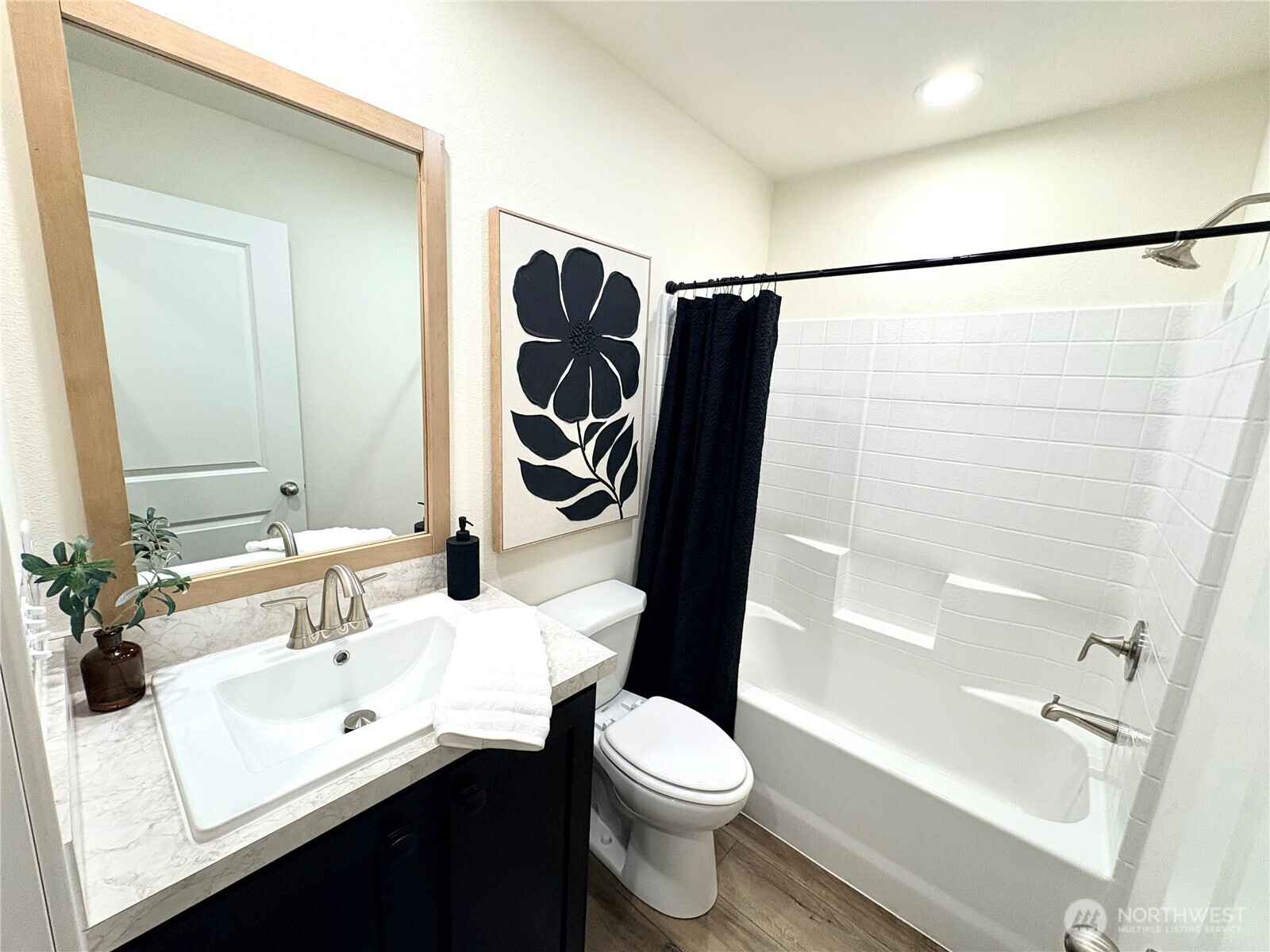 763 Eadon Road Toledo, WA 98591 - Photo 14 of 28 a bathroom with a sink toilet and shower