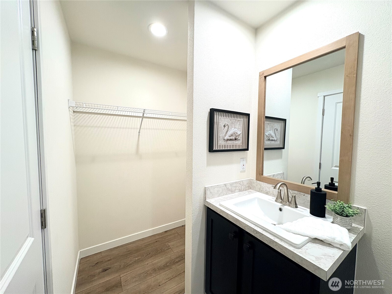 763 Eadon Road Toledo, WA 98591 - Photo 19 of 28 a bathroom with a sink and a mirror
