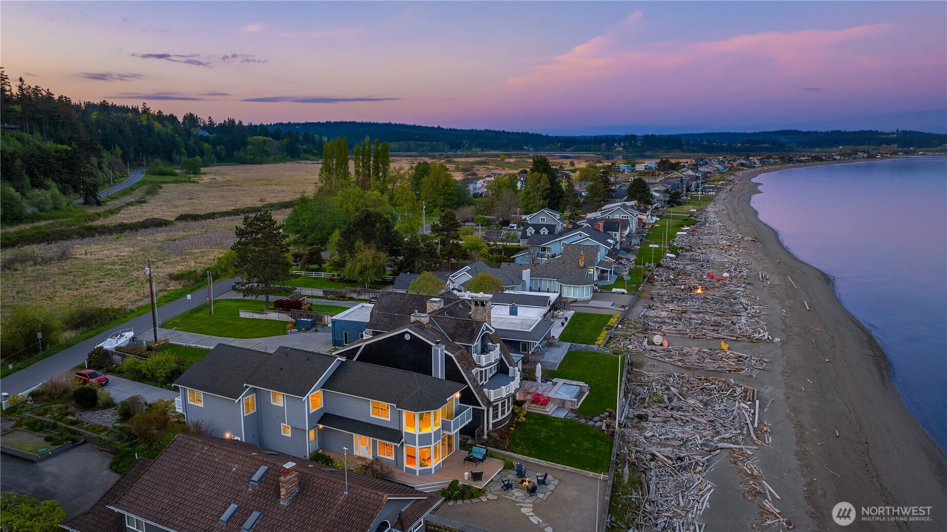 1882 Shore Avenue Freeland, WA 98249 - Photo 2 of 36 an aerial view of a house with a garden