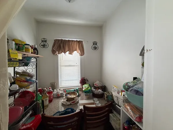 a room with furniture and a potted plant