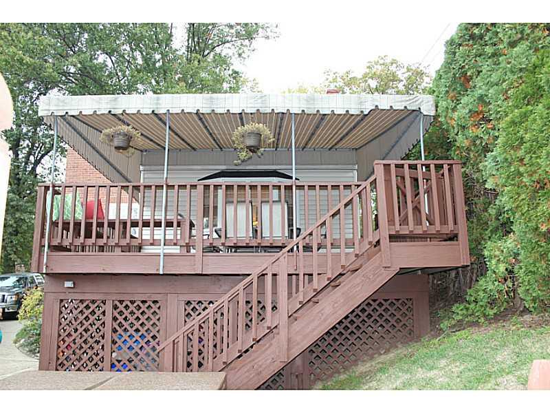 131 Orchard Spring Road Pittsburgh, PA 15220 - Photo 21 of 25 Patio/Deck. This view shows the deck recently stained and enclosed underneath for more storage space.