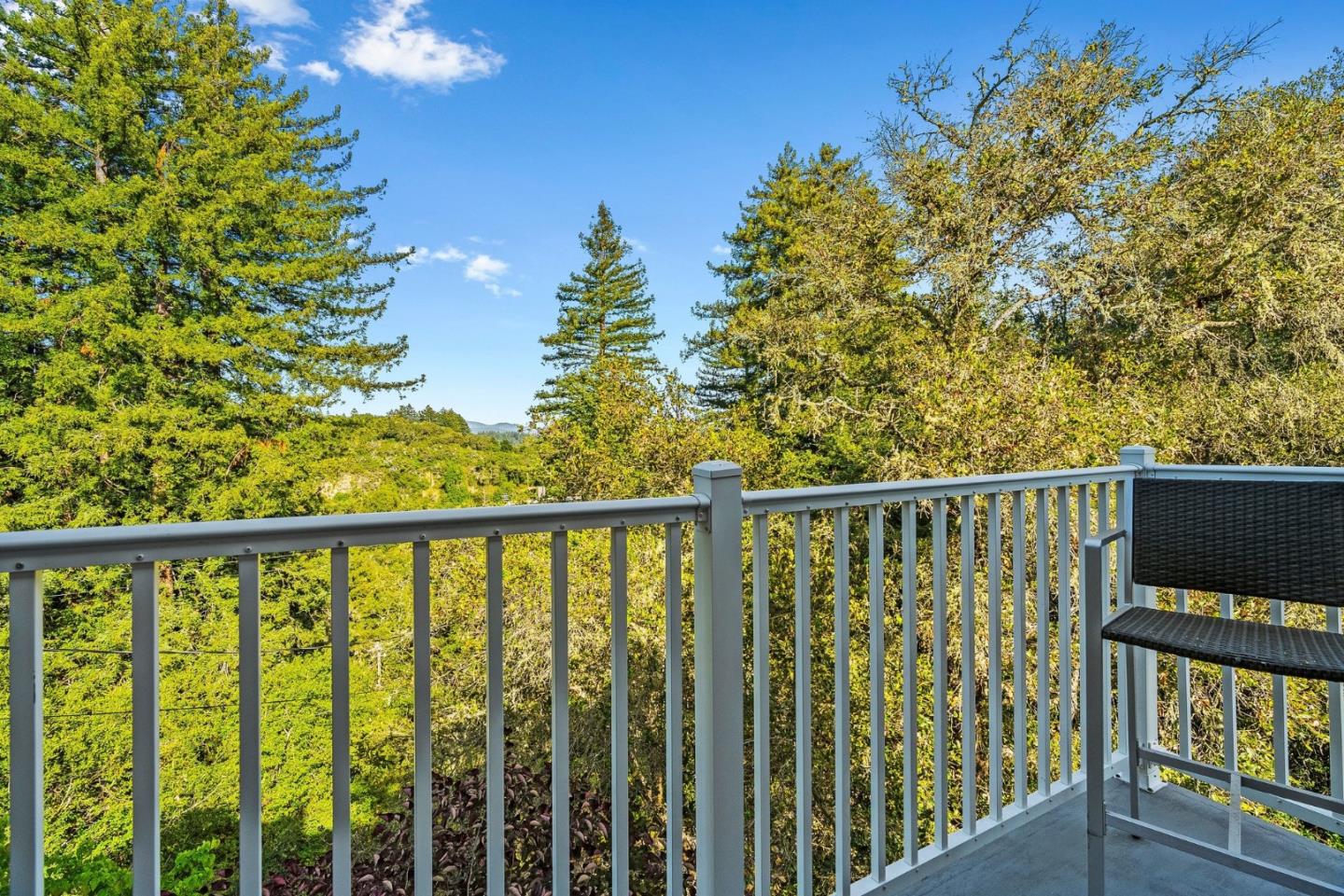 2500 Nelson Road Scotts Valley, CA 95066 - Photo 49 of 77 a view of a balcony with wooden floor and fence