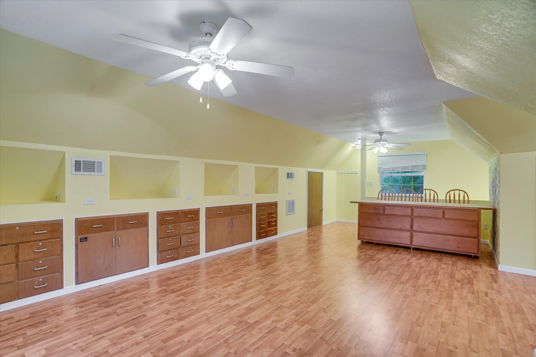 1400 Tom Sawyer Road Austin, TX 78737 - Photo 37 of 40 (Outbuilding Loft) Finished upper level with HVAC, ideal for office, studio, or recreation space.
