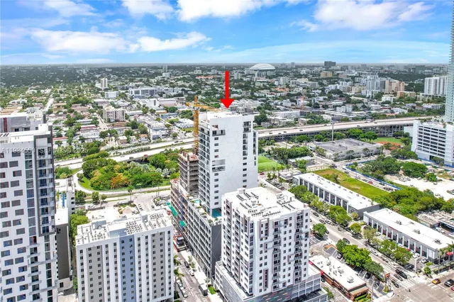 an aerial view of city