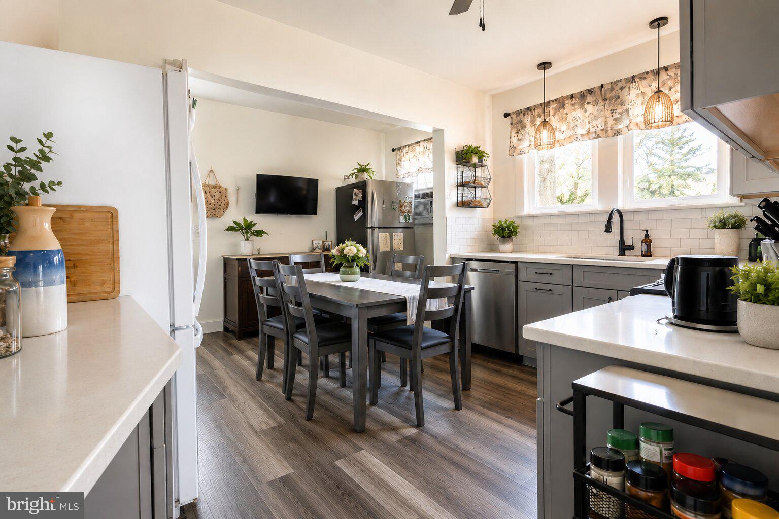 100 Grant Street Riverside, NJ 08075 - Photo 11 of 34 a kitchen with a table and chairs in it