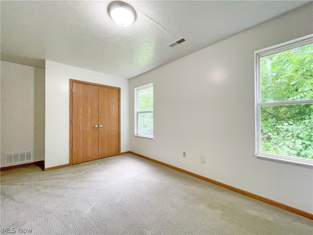 263 Reed Avenue Campbell, OH 44405 - Photo 22 of 30 Unfurnished bedroom featuring carpet floors, a textured ceiling, and a closet