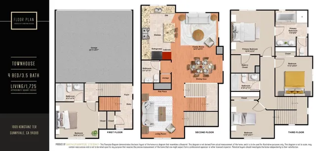 $1,648,950 | 1069 Konstanz Terrace, Sunnyvale, CA 94089