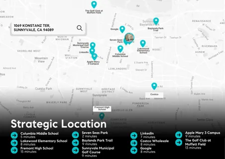 $1,538,950 | 1069 Konstanz Terrace, Sunnyvale, CA 94089