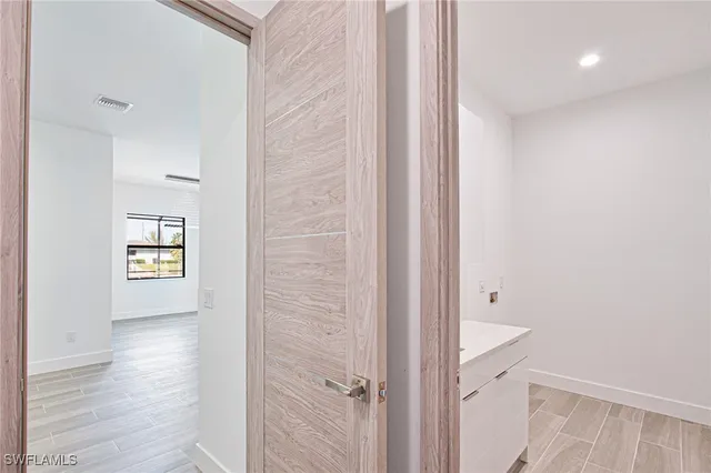 a view of an empty room