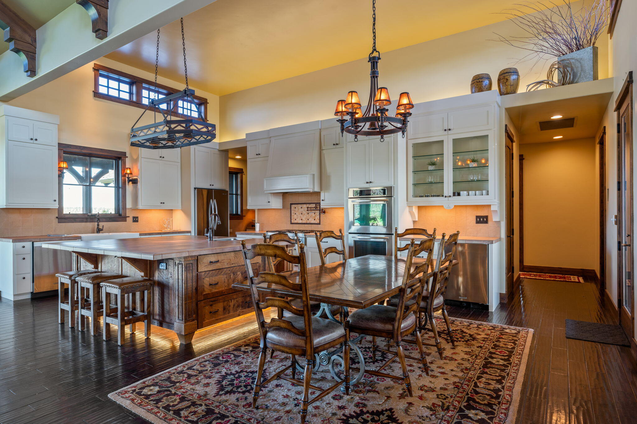 71285 Holmes Road Sisters, OR 97759 - Photo 26 of 123 a view of a dining room with furniture window and wooden floor