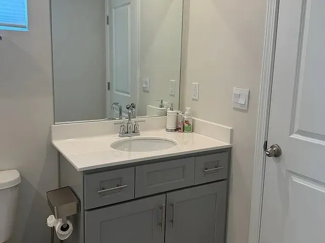 a view of an empty room