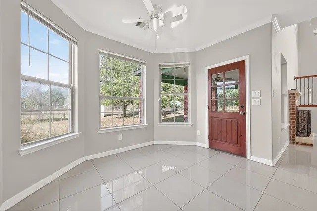 a view of an empty room