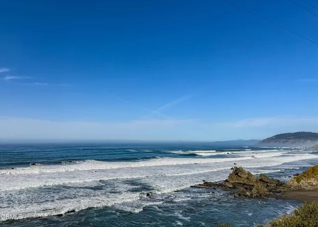 a view of ocean view with beach
