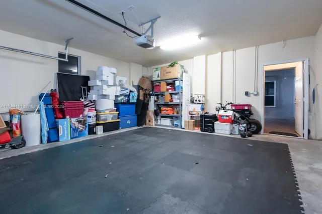 a view of storage and utility room