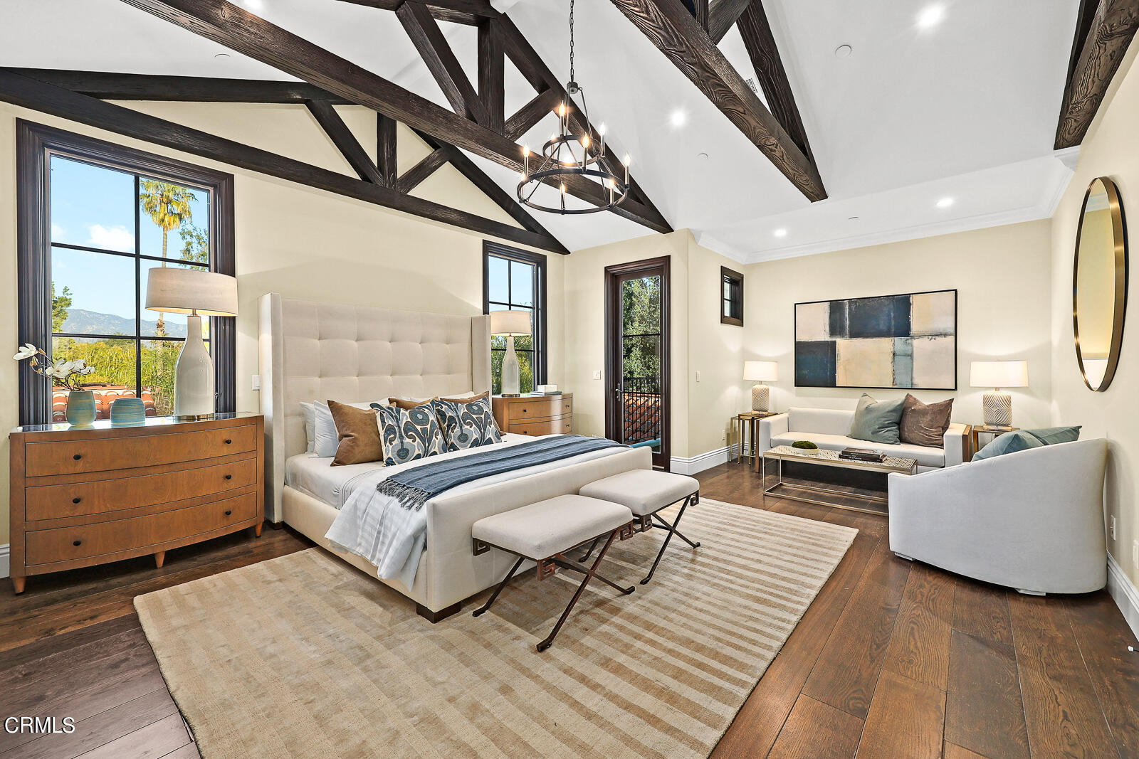 675 Elliott Drive Pasadena, CA 91106 - Photo 13 of 39 a spacious bedroom with a large bed and a window