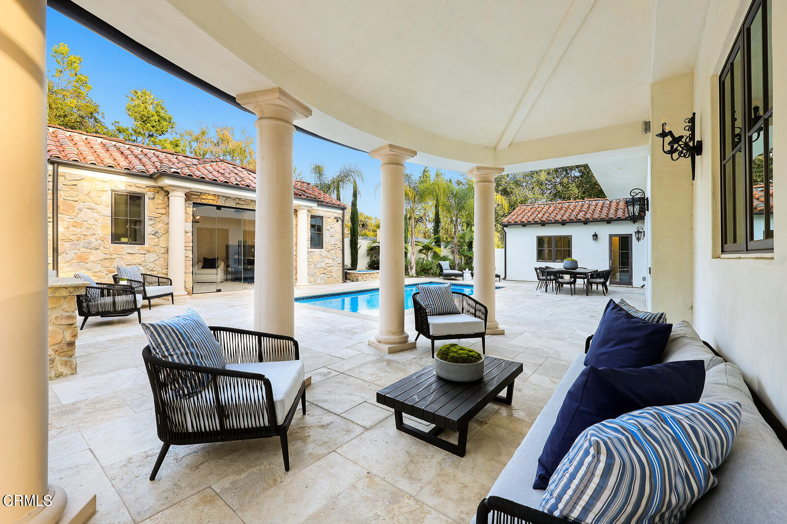 675 Elliott Drive Pasadena, CA 91106 - Photo 31 of 39 a living room with furniture a flat screen tv and a large window