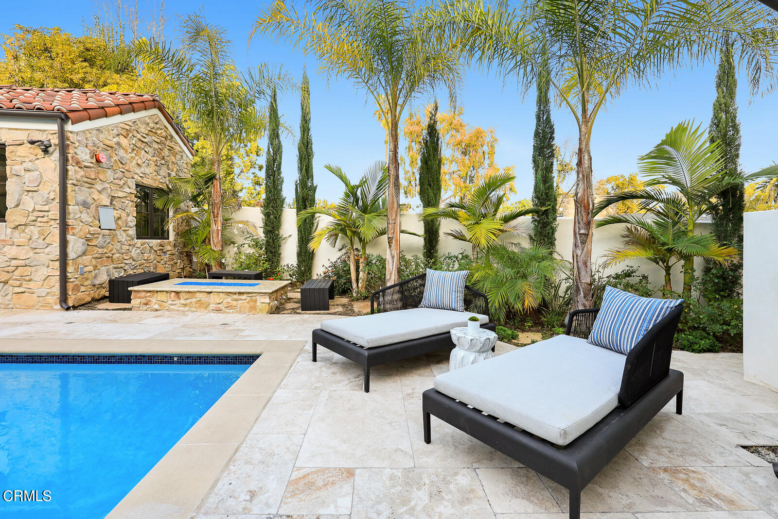 675 Elliott Drive Pasadena, CA 91106 - Photo 32 of 39 a view of a patio with couches and a fire pit