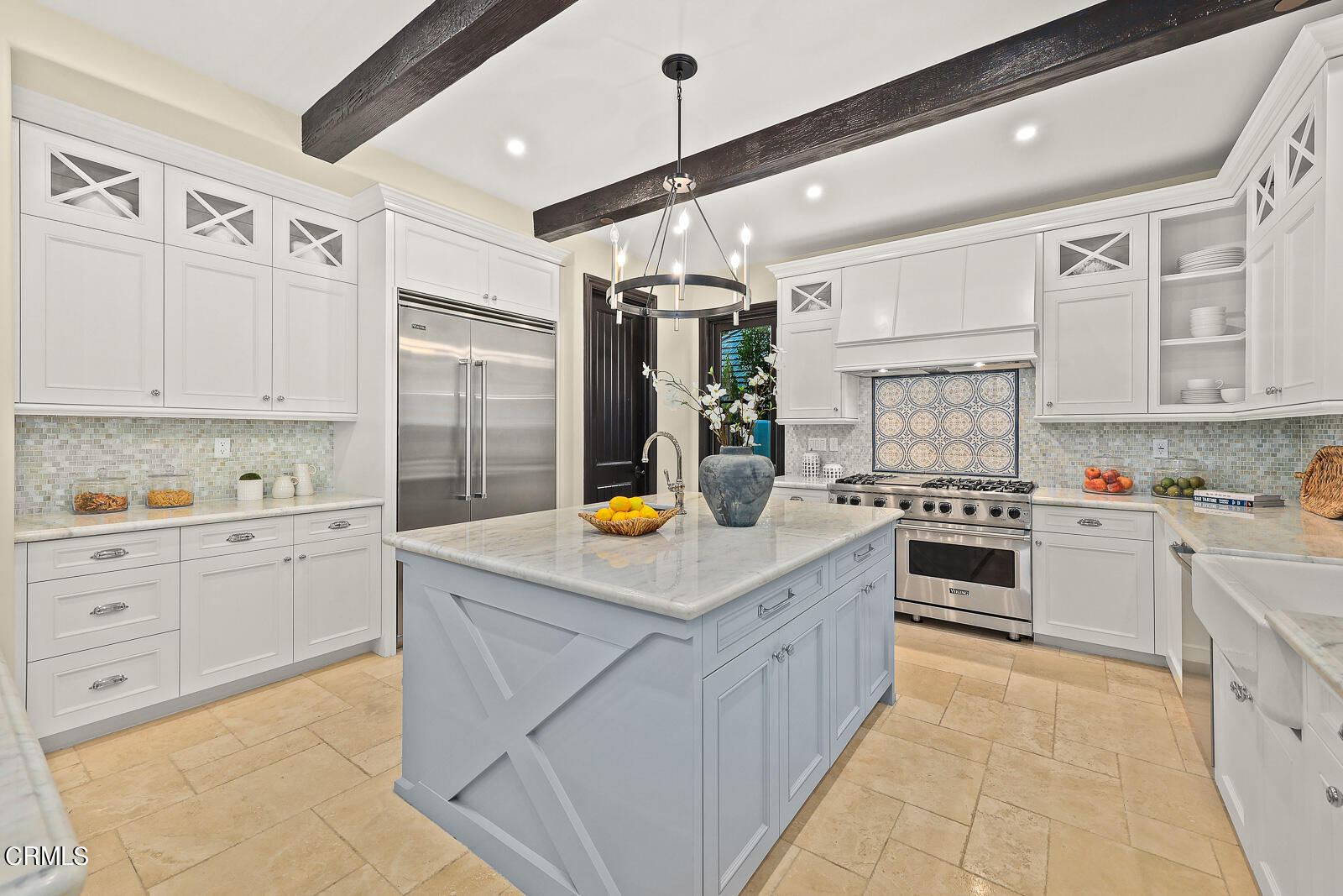 675 Elliott Drive Pasadena, CA 91106 - Photo 10 of 39 a kitchen with stainless steel appliances kitchen island granite countertop a sink and cabinets