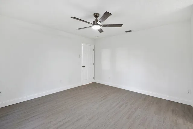 wooden floor in an empty room