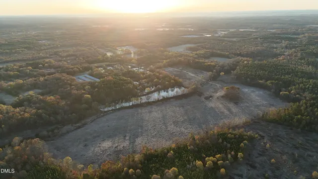 a view of a lake with a mountain in the background