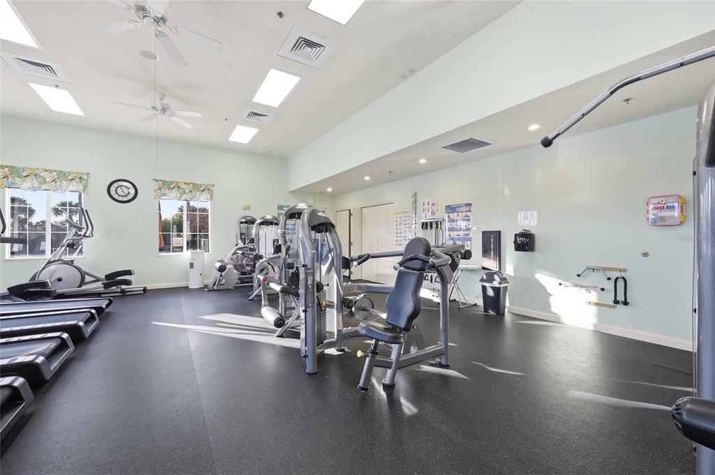 2154 Wallingford Loop Mount Mount Dora, FL 32757 - Photo 52 of 52 a view of a room with gym equipment