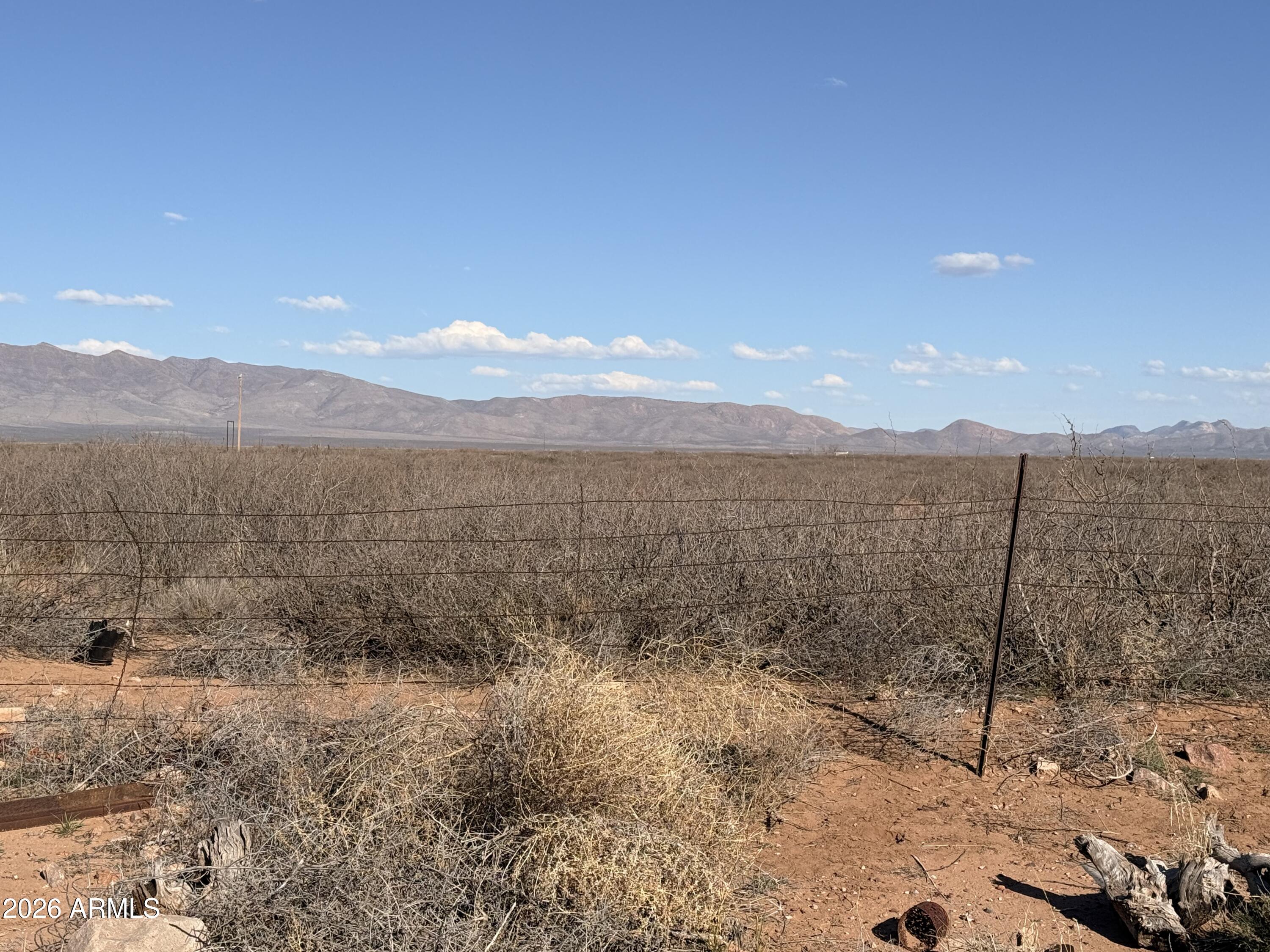 9398 North Hansen Road McNeal, AZ 85617 - Photo 25 of 26 a view of a dry yard with mountains in the background