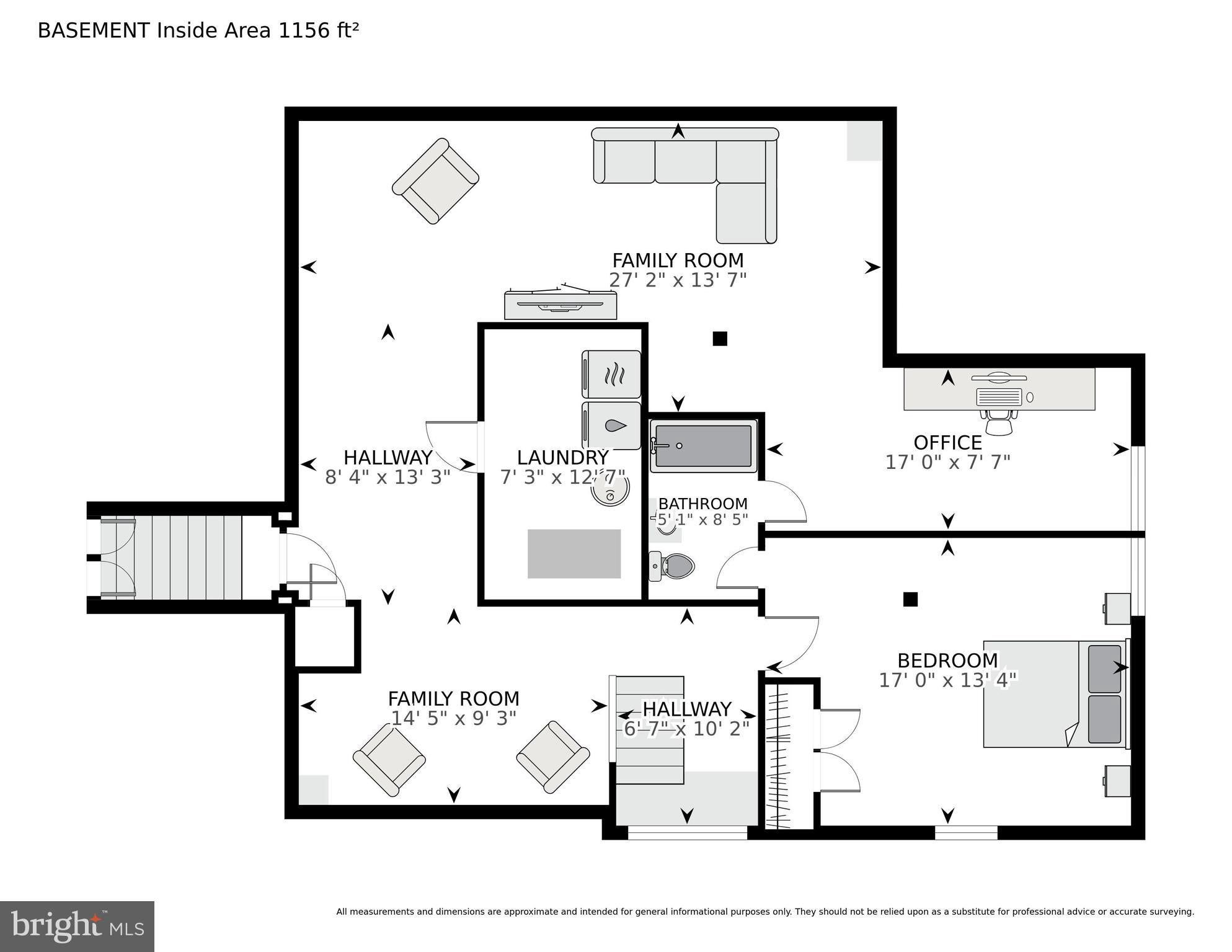 9329 Raintree Road Burke, VA 22015 - Photo 54 of 54 Lower Level Floor Plan