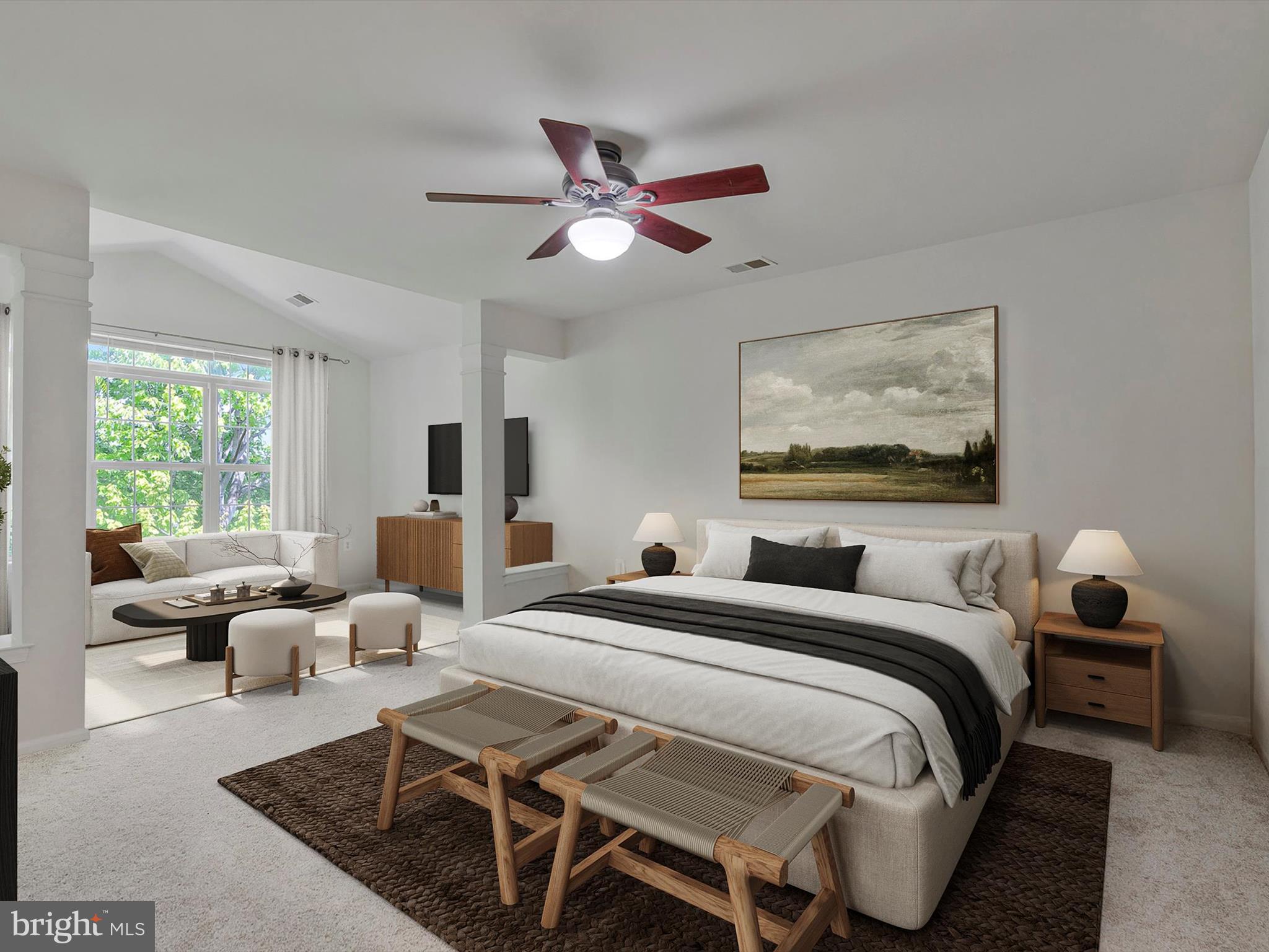 20964 Albion Lane Ashburn, VA 20147 - Photo 14 of 34 Virtually staged Master Bedroom