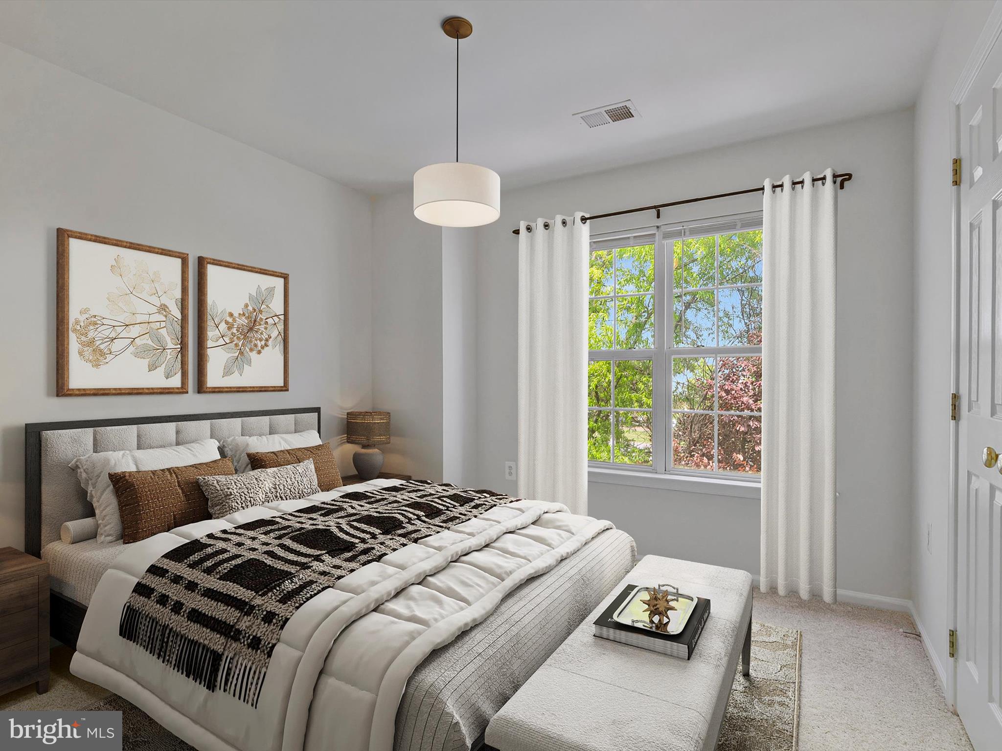 20964 Albion Lane Ashburn, VA 20147 - Photo 18 of 34 Virtually staged Bedroom #2