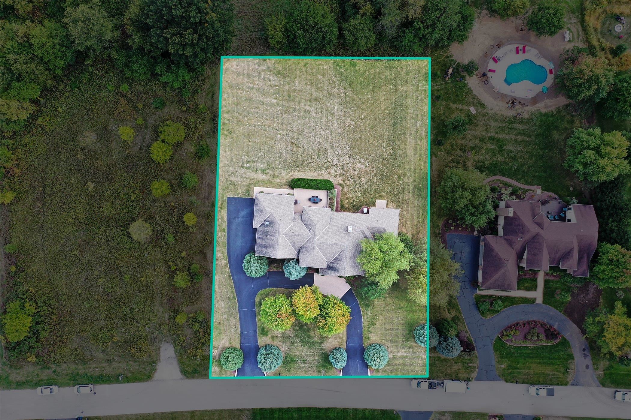 12535 Bellingham Road Caledonia, IL 61011 - Photo 54 of 57 an aerial view of a house