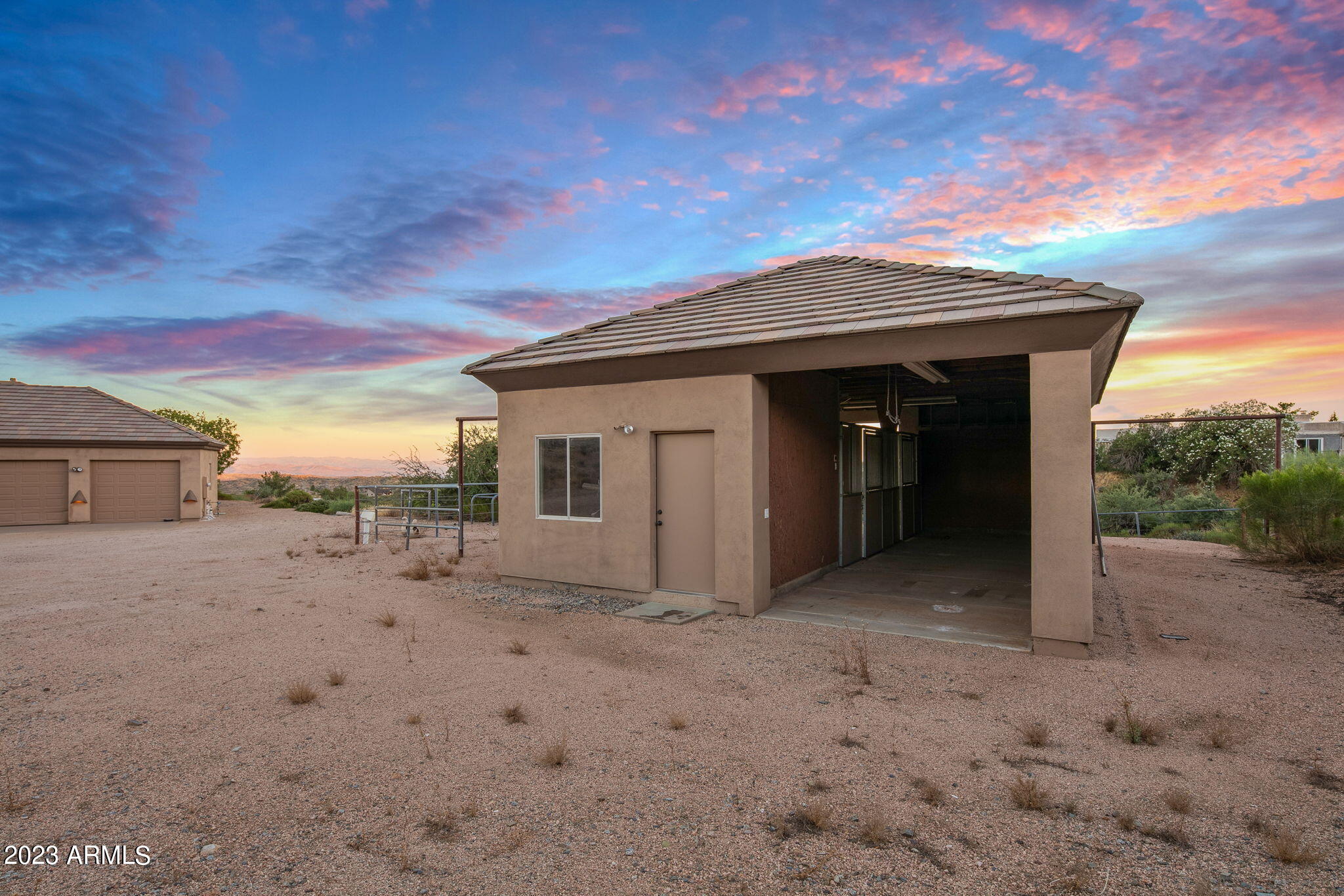 11519 East Blue Wash Road Scottsdale, AZ 85262 - Photo 22 of 42 a view of a house with a dry space