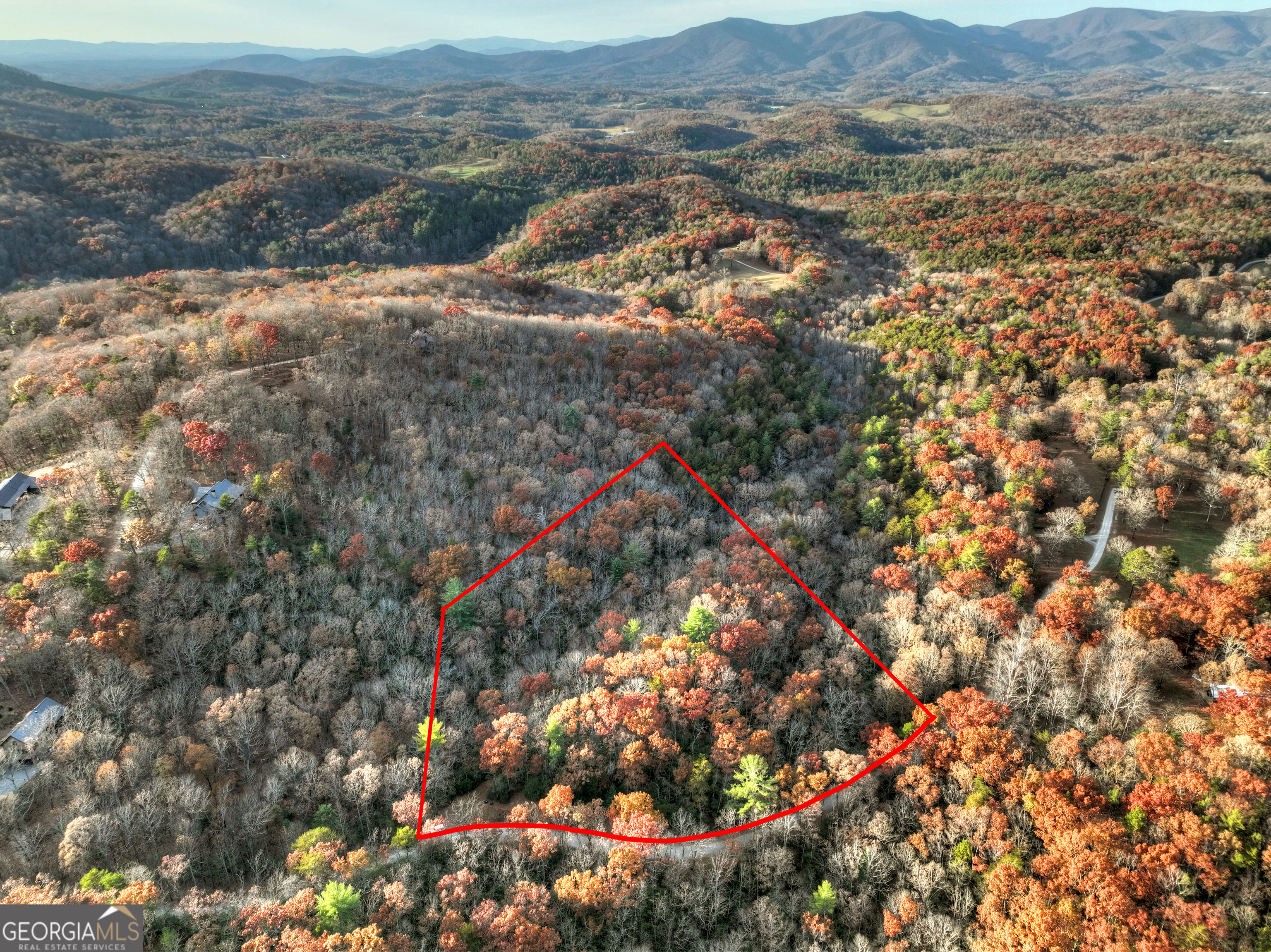 0 Creek Camp Road Ellijay, GA 30536 - Photo 2 of 40 a view of a mountain in the distance