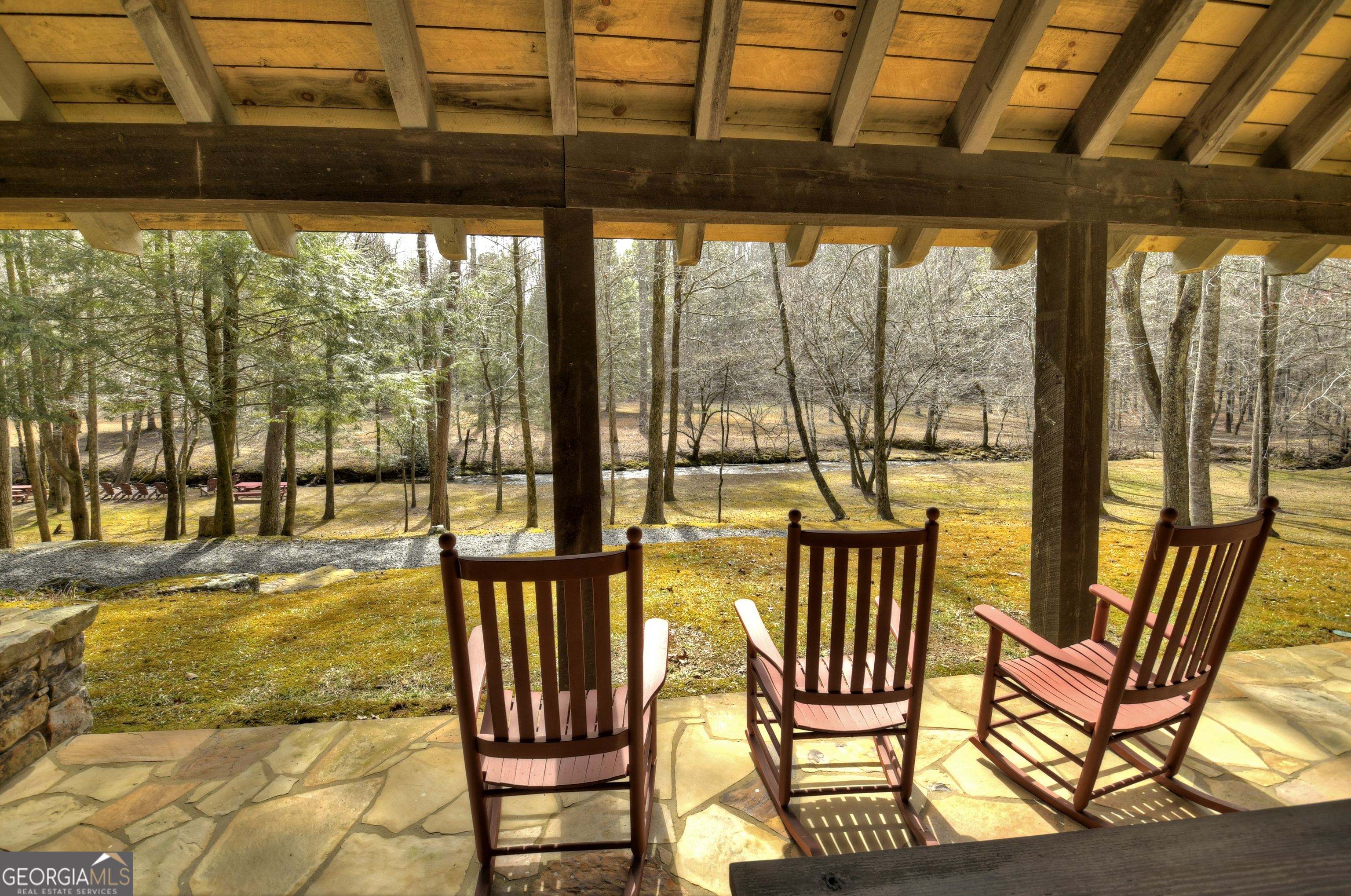 0 Creek Camp Road Ellijay, GA 30536 - Photo 21 of 40 a view of a chairs and table in balcony
