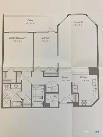 $4,200 | 100 Stone Ridge Way, Unit 1H, Fairfield, CT 06824