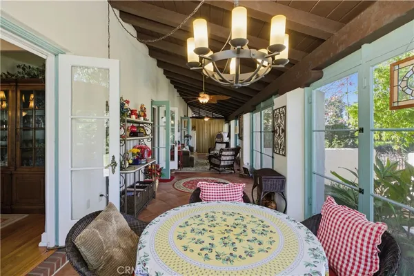 a front view of house with yard outdoor seating and yard