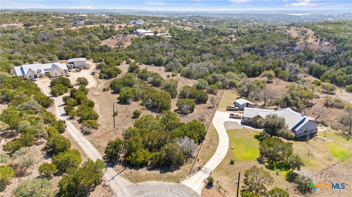 535 Left Fork Place Spring Branch, TX 78070 - Photo 25 of 34 an aerial view of a house with a mountain