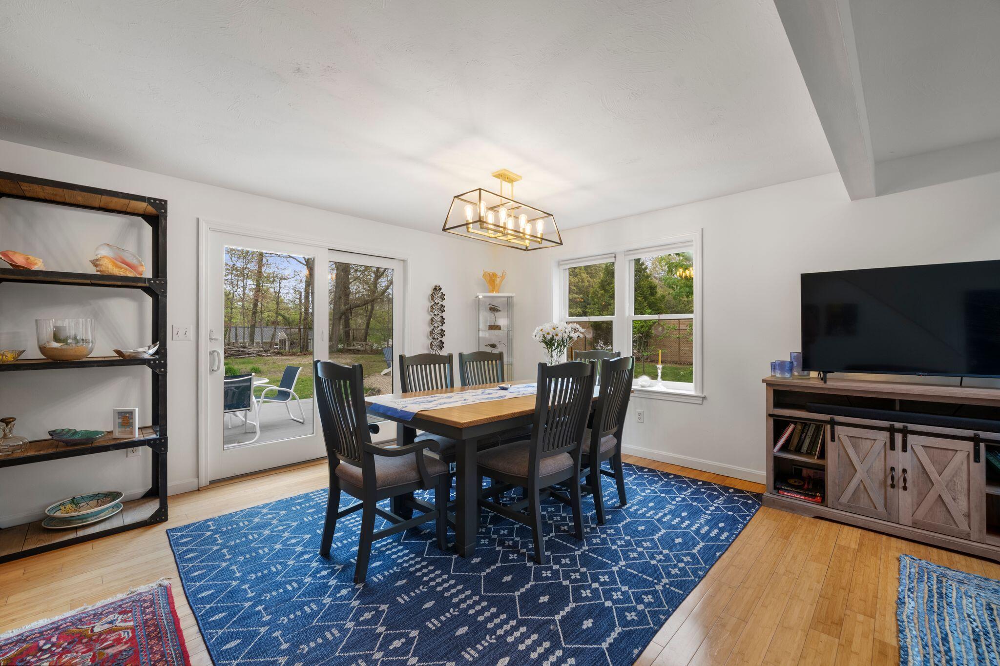 40 Sam Ryder Road Chatham, MA 02633 - Photo 8 of 42 a view of a dining room with furniture window and wooden floor