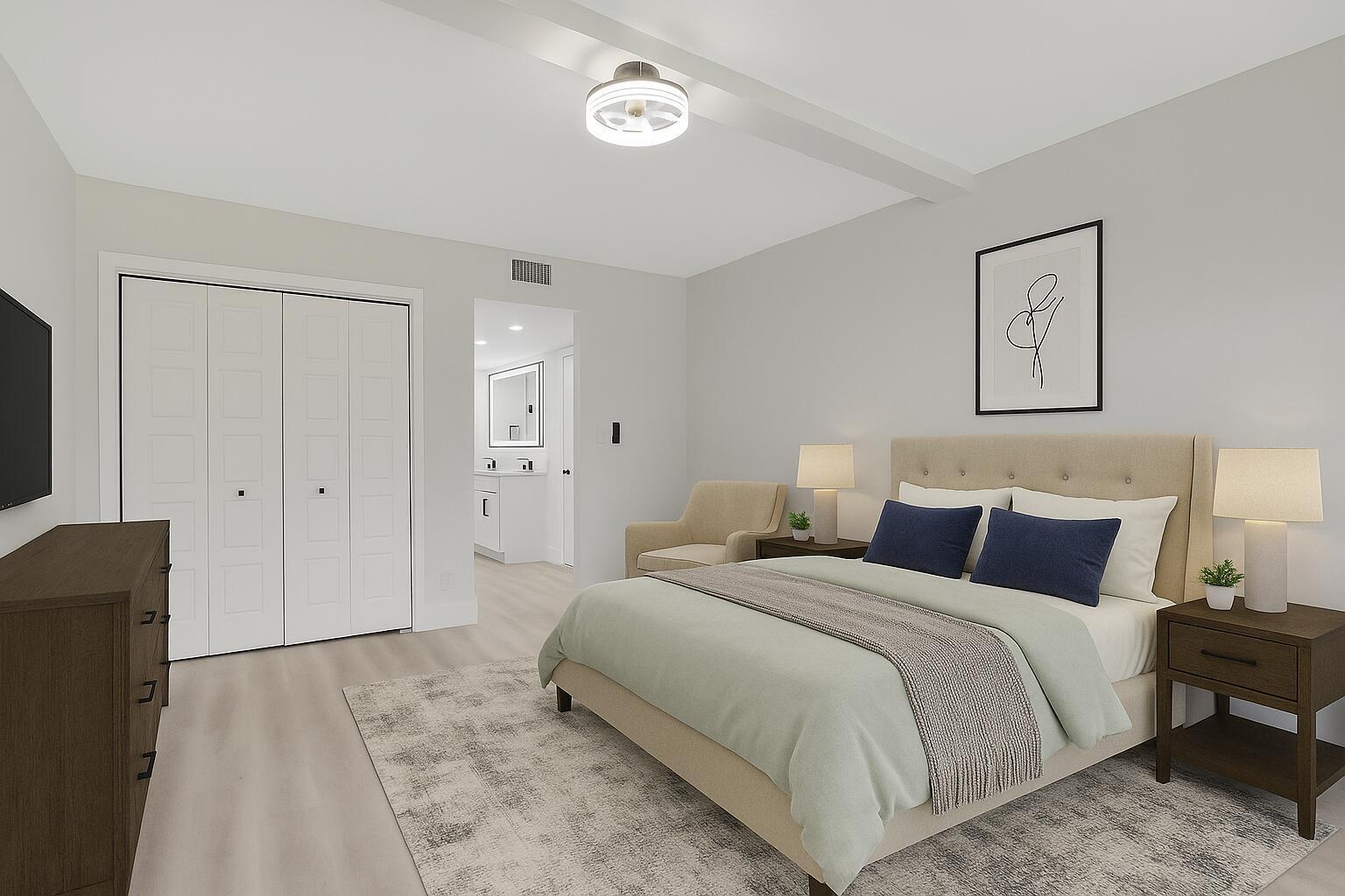 3505 Oaks Way, Unit 204 Pompano Beach, FL 33069 - Photo 14 of 36 Primary Bedroom