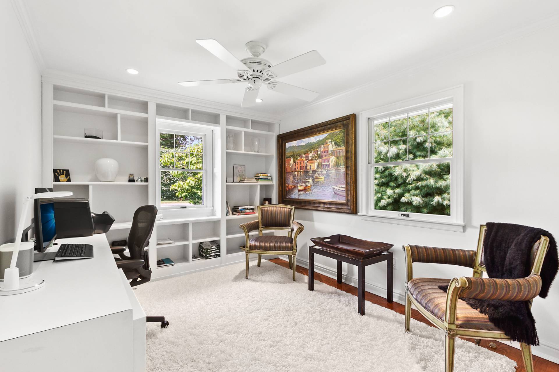 5 Coves End Lane Sag Harbor, NY 11963 - Photo 16 of 26 a living room with furniture and a large window