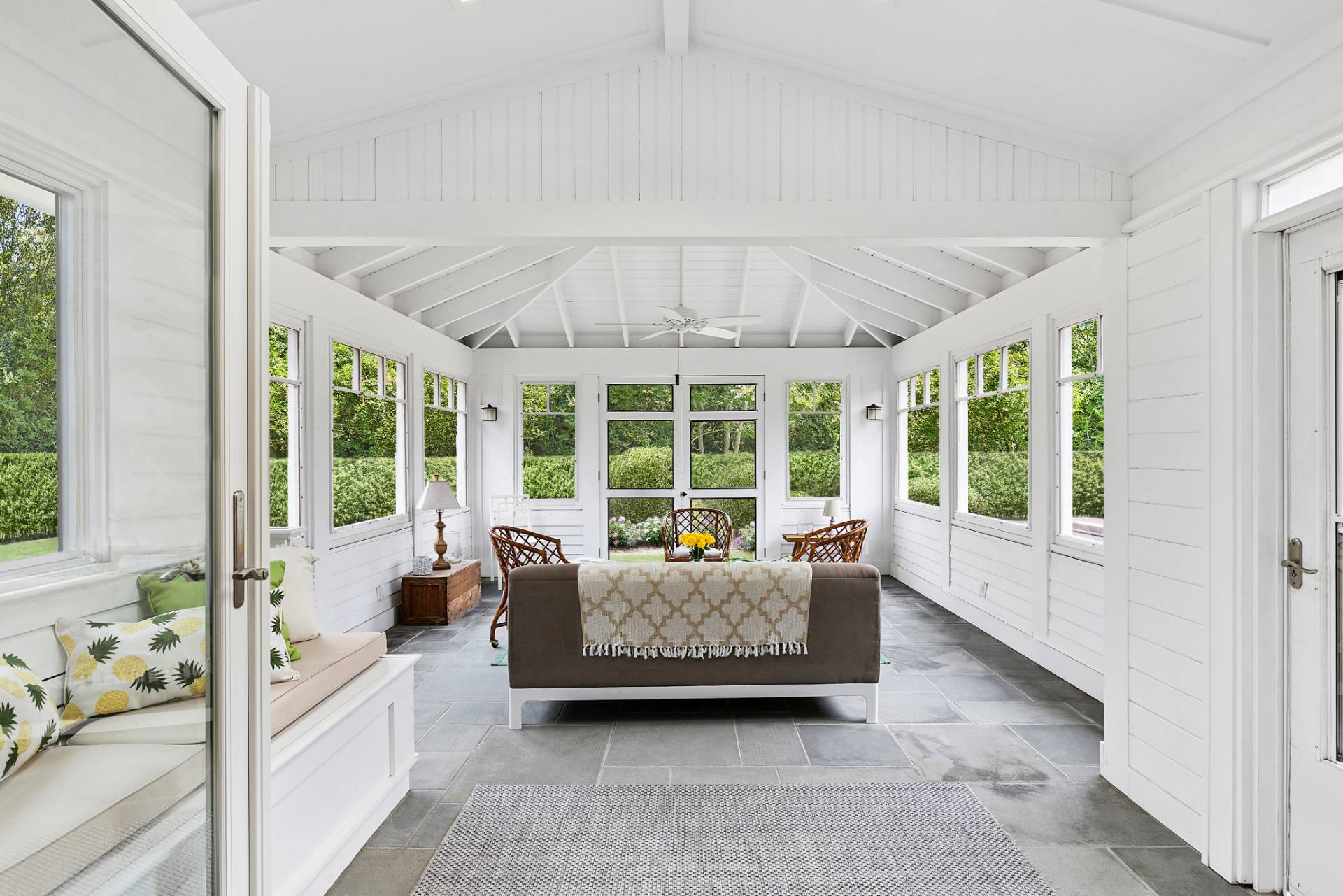 5 Coves End Lane Sag Harbor, NY 11963 - Photo 6 of 26 a living room with furniture and a large window