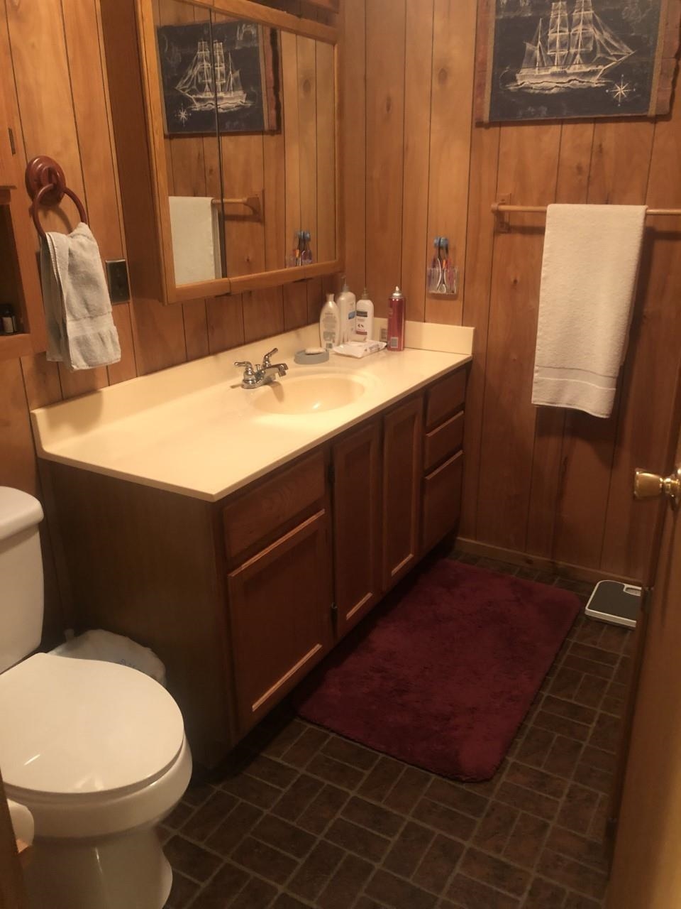 23359 German River Road Criders, VA 22820 - Photo 25 of 39 a bathroom with a sink a toilet and mirror