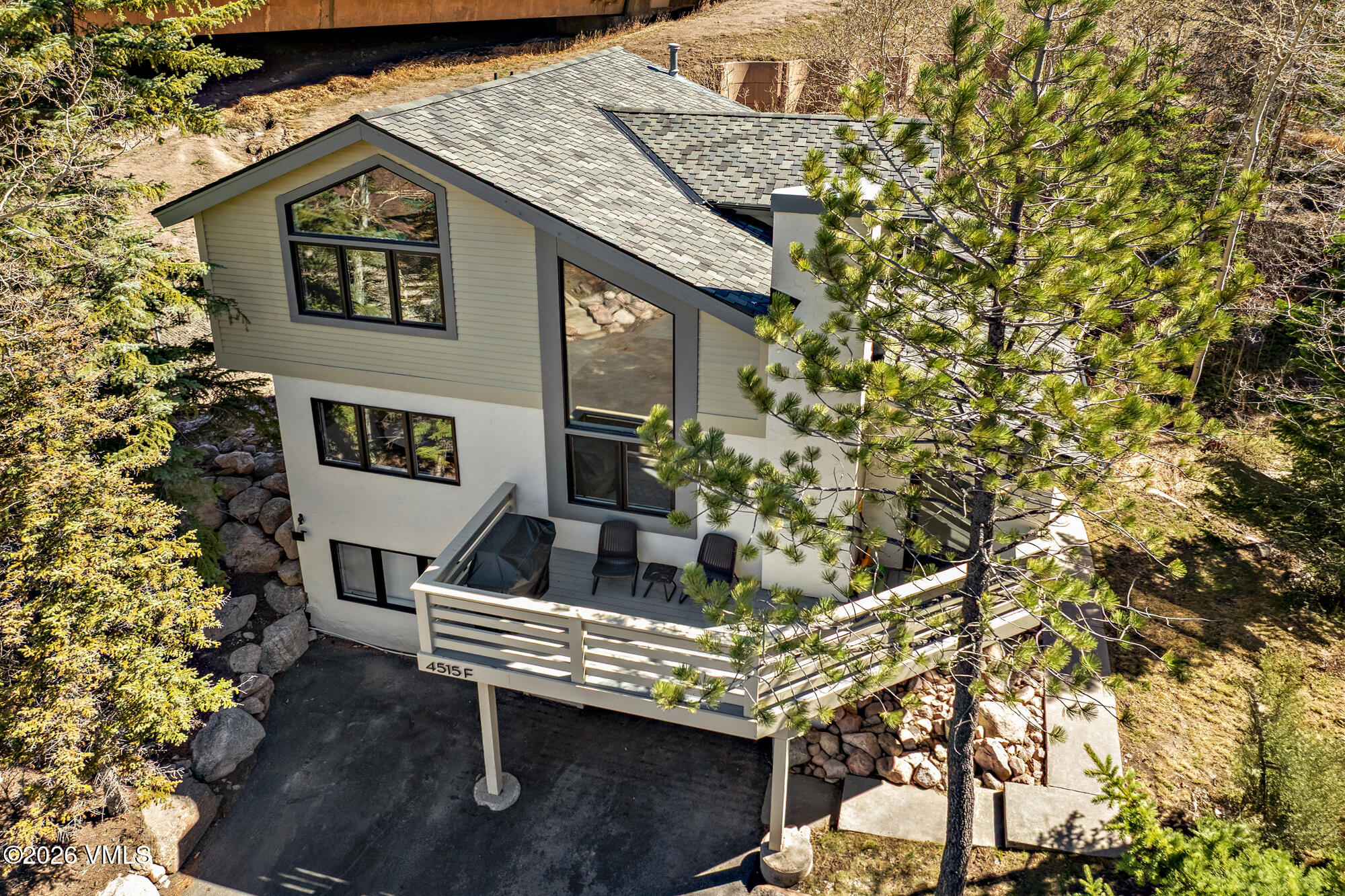 4515 Big Horn Road, Unit F Vail, CO 81657 - Photo 30 of 35 aerial 45
