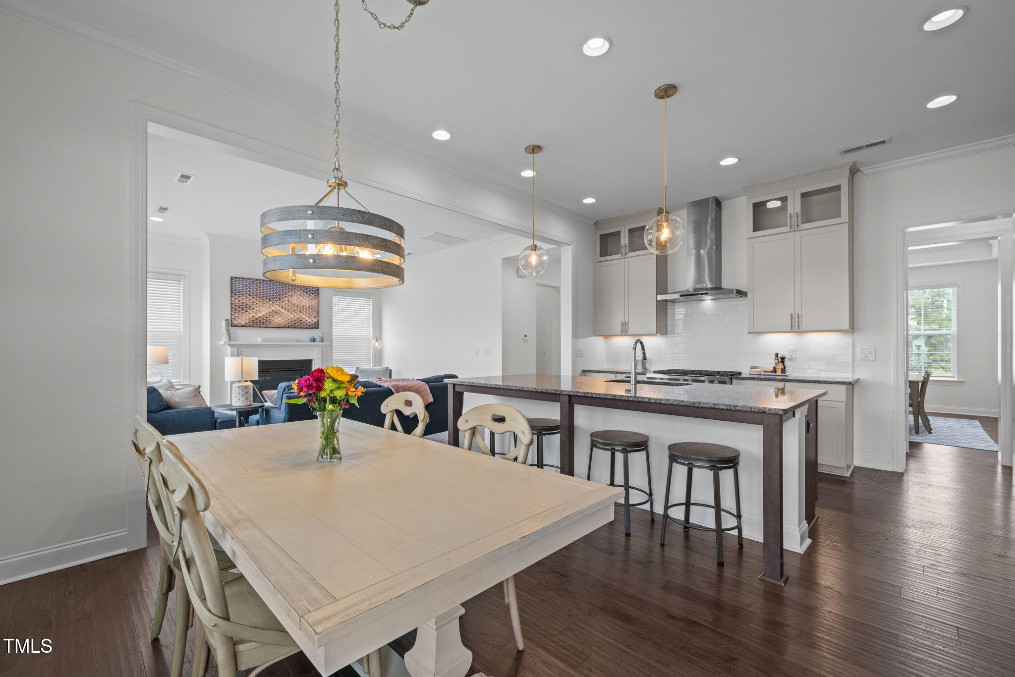1606 Spring Overlook Lane Hillsborough, NC 27278 - Photo 18 of 56 a large kitchen with a table and chairs