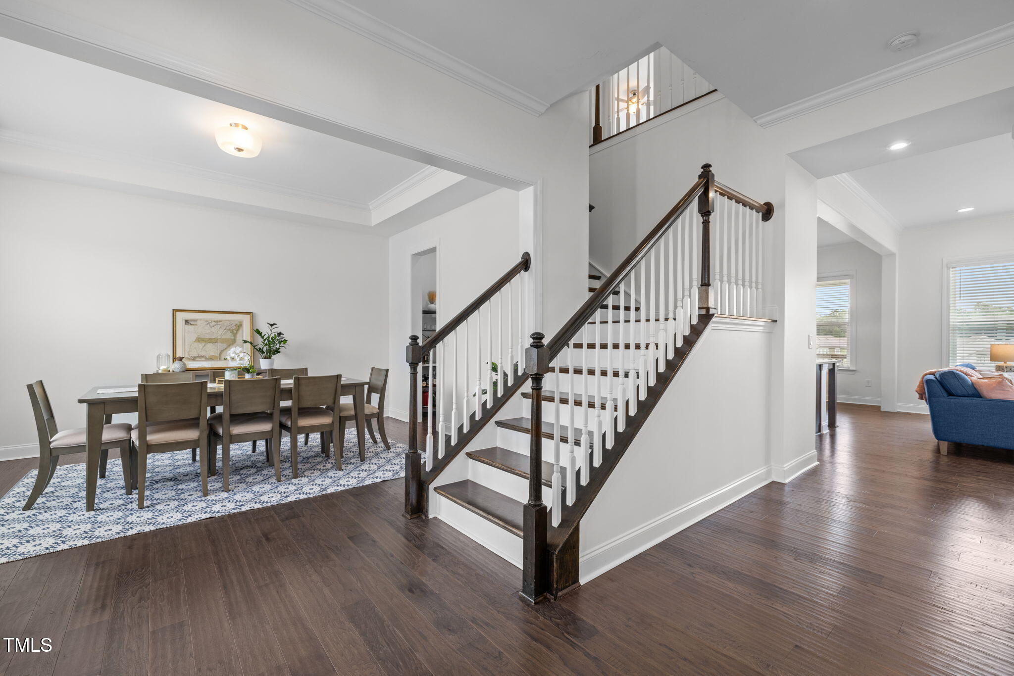 1606 Spring Overlook Lane Hillsborough, NC 27278 - Photo 26 of 56 a view of a livingroom with furniture and hardwood floor