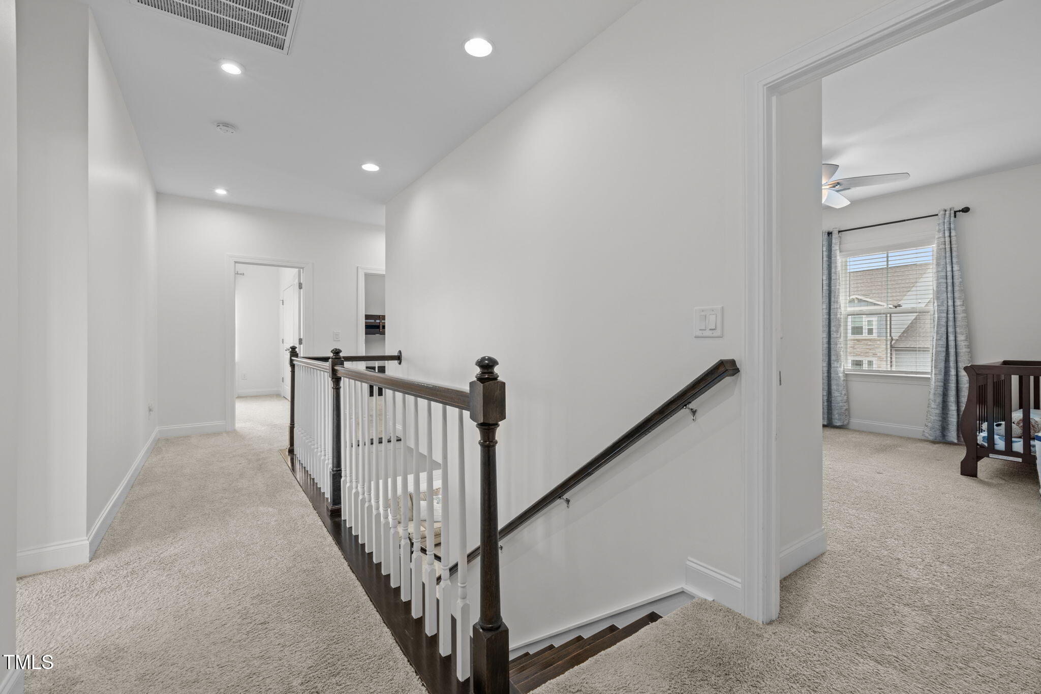 1606 Spring Overlook Lane Hillsborough, NC 27278 - Photo 27 of 56 a view of a hallway with closet