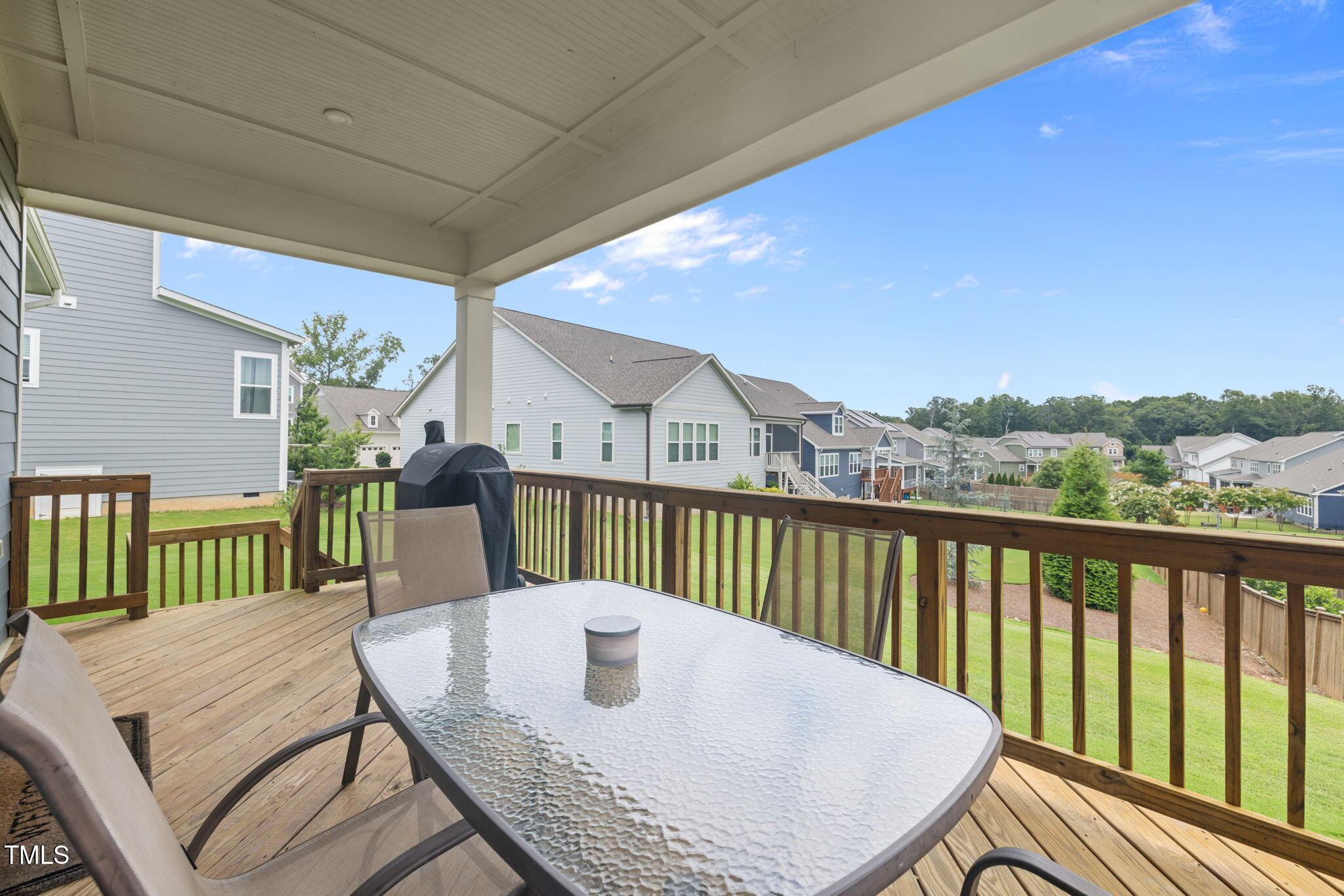 1606 Spring Overlook Lane Hillsborough, NC 27278 - Photo 41 of 56 a view of a balcony with furniture