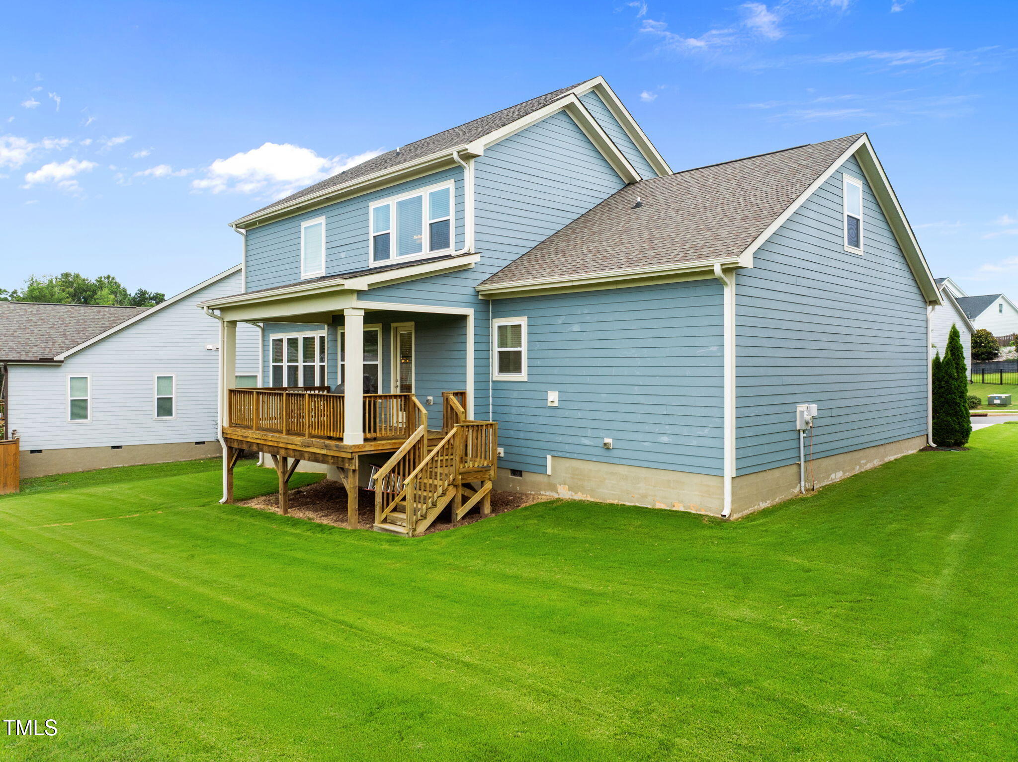 1606 Spring Overlook Lane Hillsborough, NC 27278 - Photo 46 of 56 a view of a house with a yard
