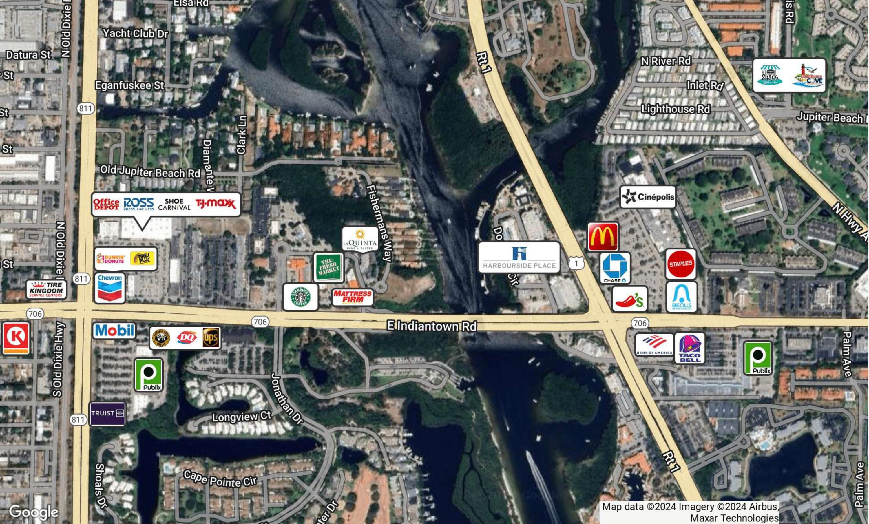 0 East Indiantown Road Jupiter, FL 33477 - Photo 19 of 19 Retailer Map