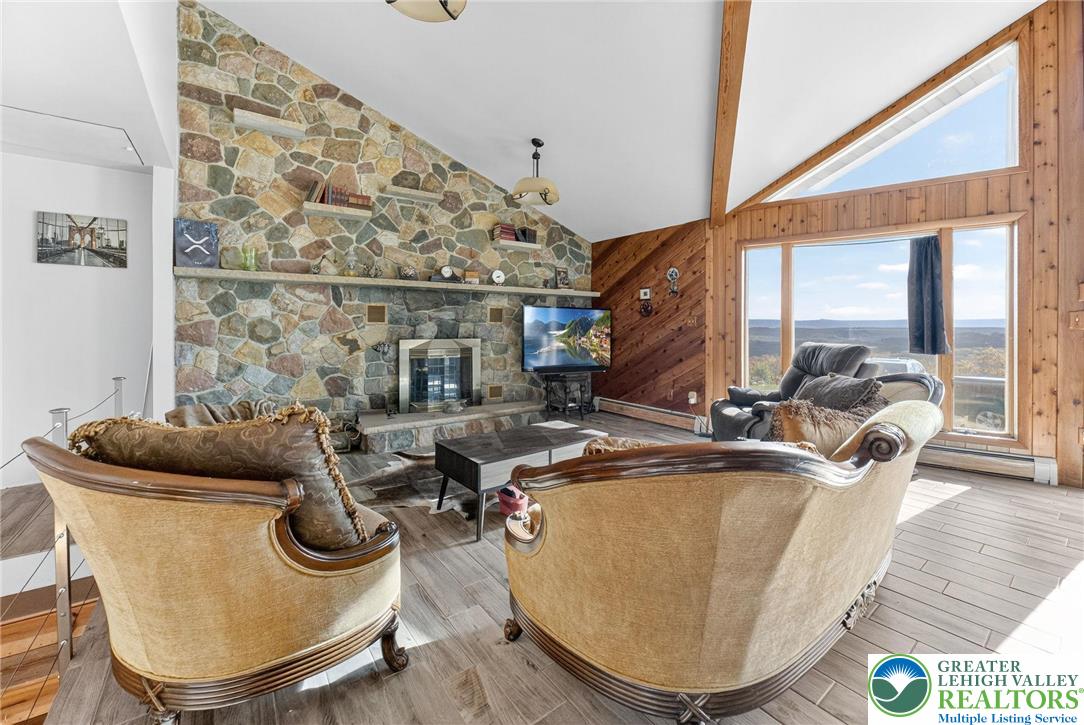394 Flagstaff Road Lehighton, PA 18235 - Photo 46 of 75 a view of a dining room with furniture window and outside view